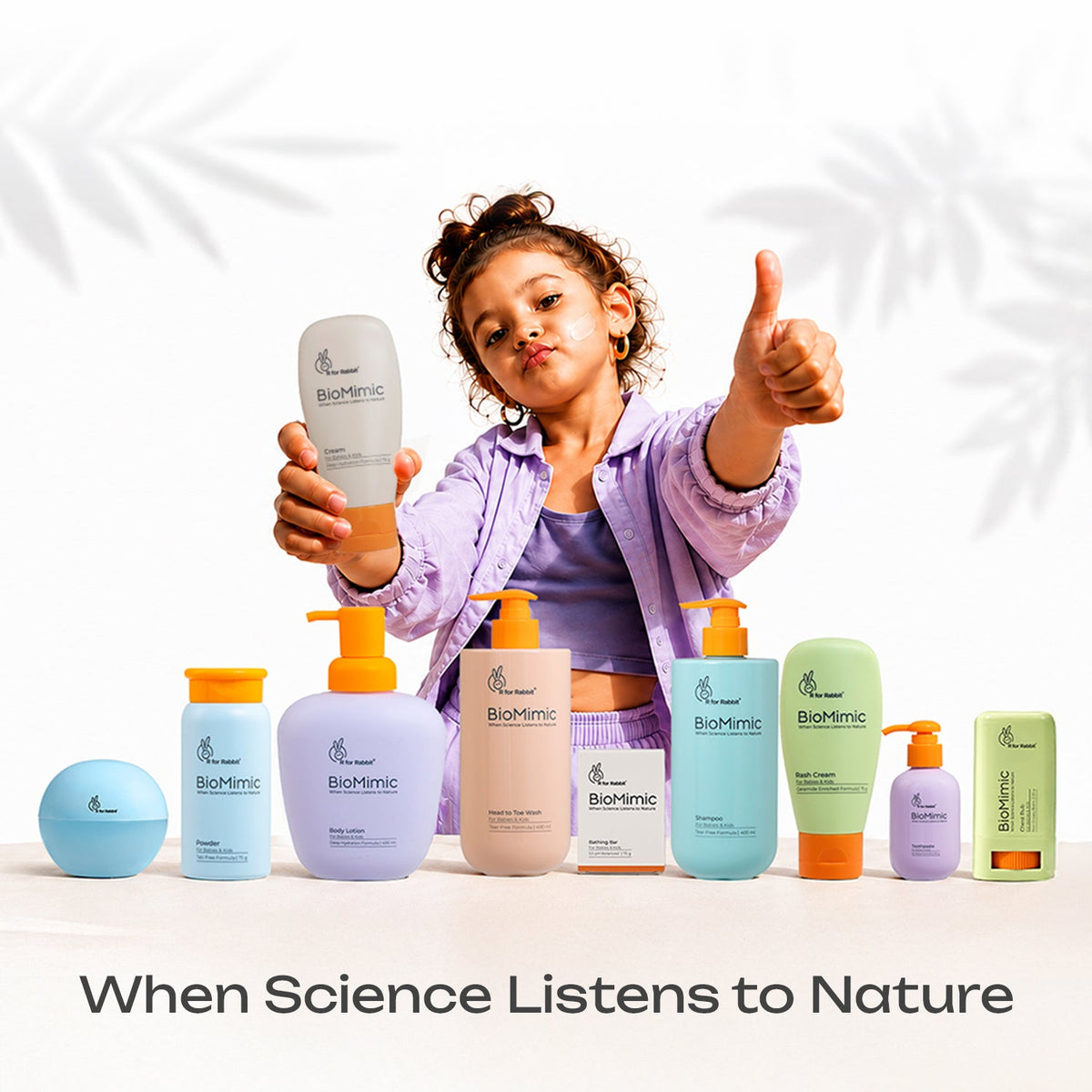 BioMimic Head to Toe Wash - Gentle Baby Body Wash for Hair and Skin 200ml