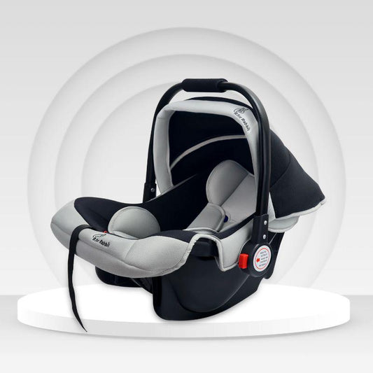 Cozy 3 In 1 Multipurpose Baby Carry Cot Rocker Portable With Washable Cover 0 To 15 Months - Black Grey