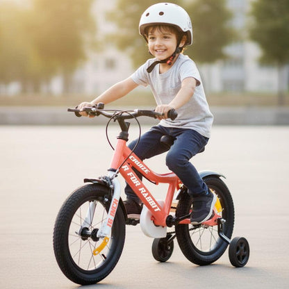 Cruize Bicycle For Kids 16 Inch 90% Plug N Play Installation - Peach