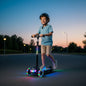 Road Runner Jazz Scooter for Kids With ABEC7 Bearings, LED PU Wheels & Foldable Frame - Pure Black