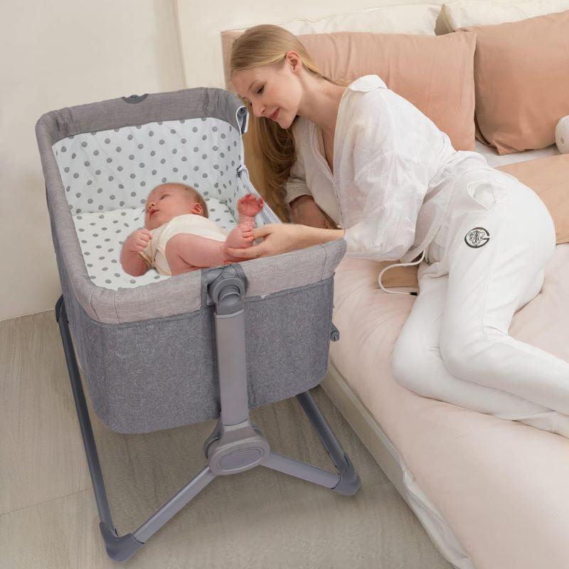 Hop A Little baby cot - Dark Grey