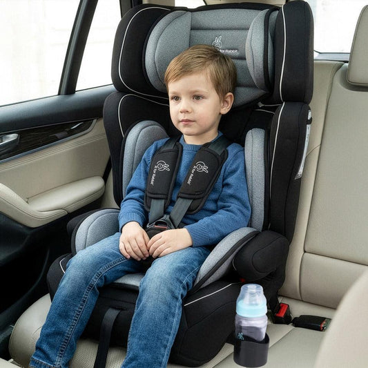 Jumping Jack Grand Baby Car Seat For 9 Months To 12 Years - Black Grey