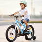 Vroom Bicycle For Kids 16 Inch With 90% Plug And Play For Ease Of Installation, Wide Training Wheels, Adjustable Seat, 4-7yrs, Upto 40kgs - Lake Blue