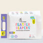 Feather Diapers Taped Style - Next Gen Baby Diapers that Breathes, Dermatologically tested, sensitive skin suitable, Chemical-free, Leak-Proof