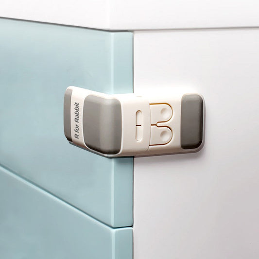 Protector Plus Drawer Locker Baby Safety Lock for Drawers - Grey
