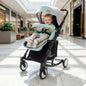 Rock N Roll 2 In 1 Baby Stroller Cum Rocker, Light Weight, Compact Travel Friendly, One Hand Fold - Green