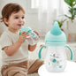 Trunky Baby Straw Sipper Bottle 320ml With Safe BPA free PP Material - Lake Blue