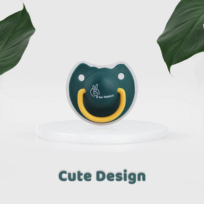 Tusky Pacifier Size L Ultra Light Soft Silicone Nipple - Green