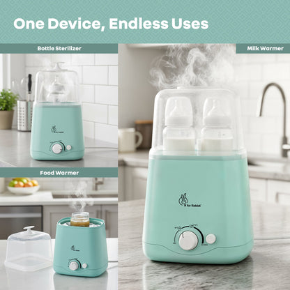 Hygo Smart 3-in-1 Bottle Warmer for Milk, Food & Bottle Sterilization - Sea Green