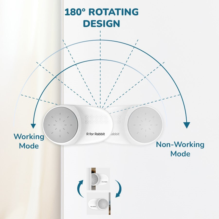 Protector Plus Door Stopper – Child Safety Lock for Doors - White