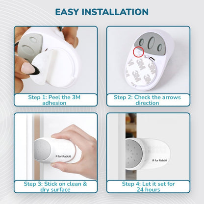 Protector Plus Door Stopper – Child Safety Lock for Doors - White