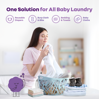 Hygo Care Baby Clothes Liquid Detergent Refill Pack 1000ml, Machine & Hand Wash Compatible - White