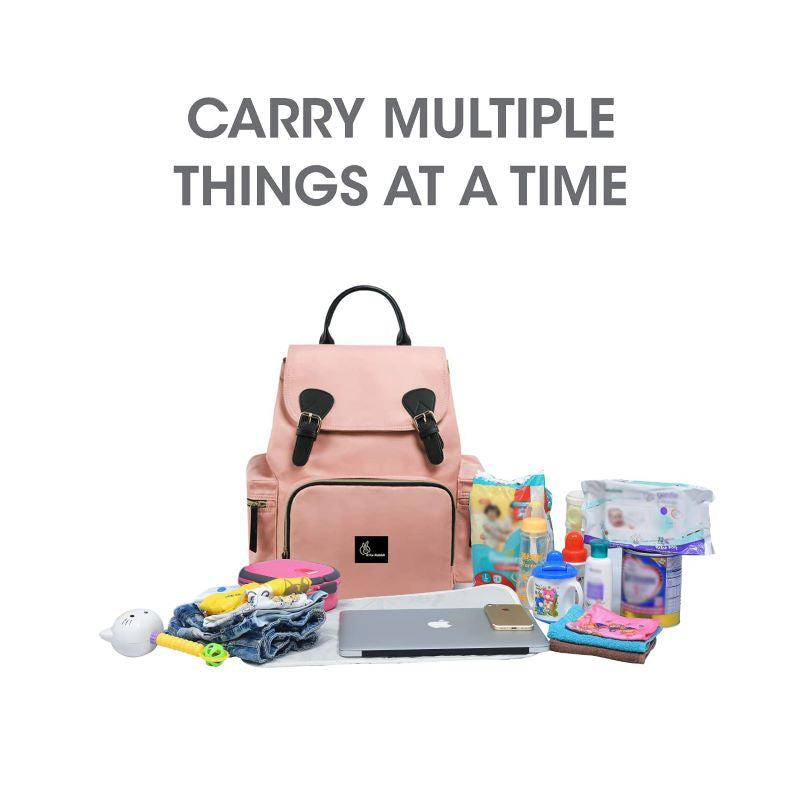 Caramello Bliss Diaper Bag - Pink
