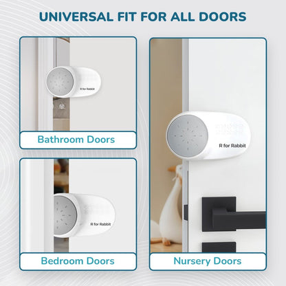 Protector Plus Door Stopper – Child Safety Lock for Doors - White