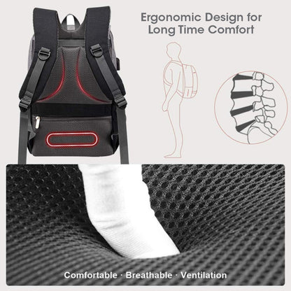 Caramello Smart Premium Diaper Bag for Moms & Dads with USB & Trolley Strap - Black Grey