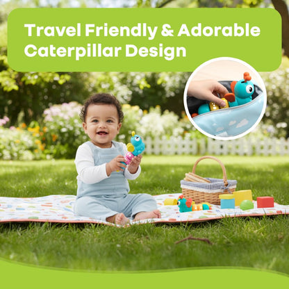 Orapple Caterpillar - Fun Wind-Up Crawling Toy for Kids (Pack of 2) - Multi 1