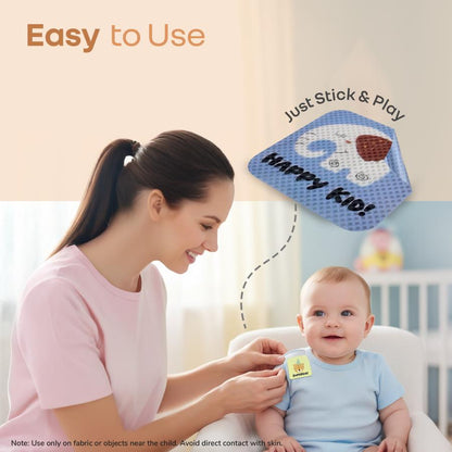 Hygo Care Mosquito Repellent Patches - Non-Toxic & DEET-Free Protection for Babies & Toddlers - White