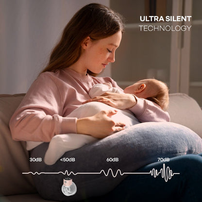 Lactella Flexi Breast Pump - Hands-Free & Rechargeable with 180ml Milk Container - Peach