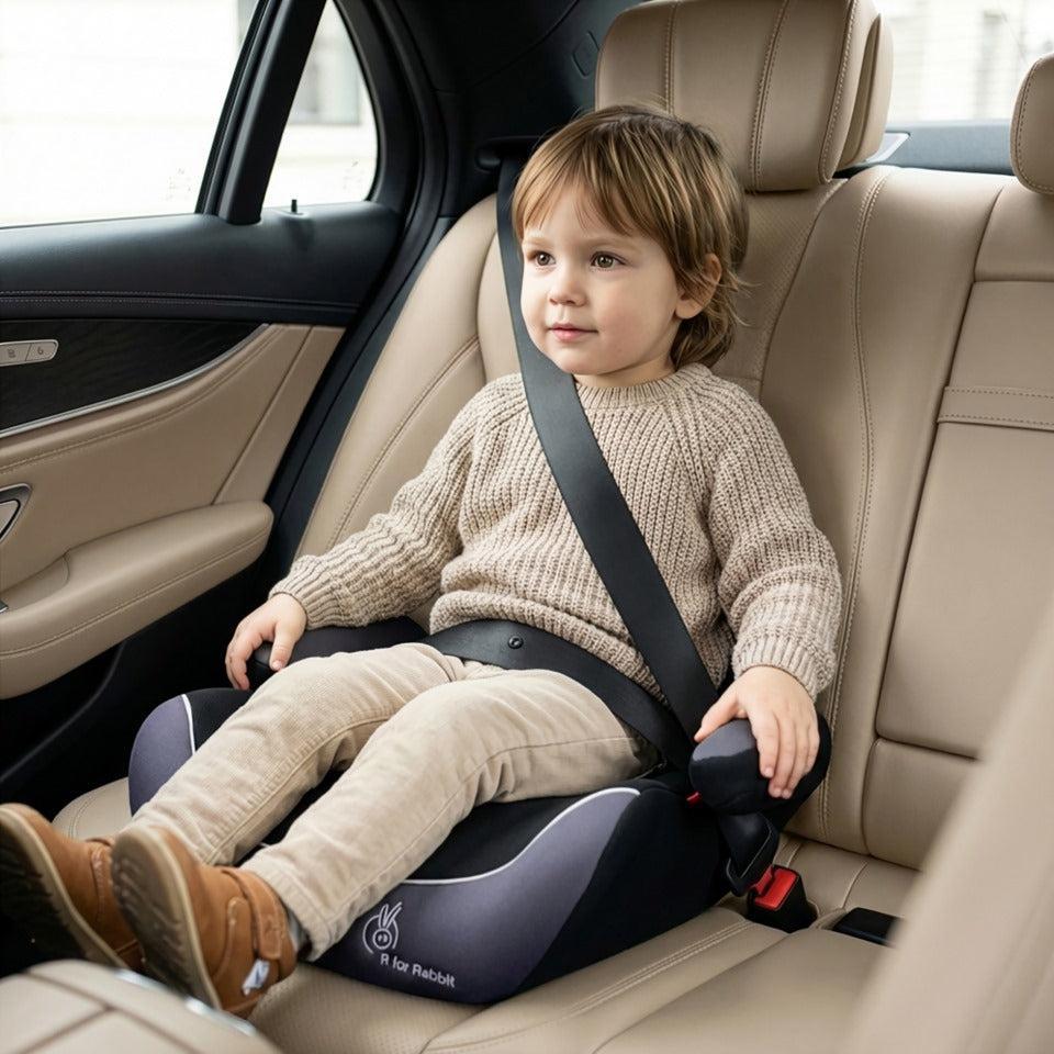 Little Jack Booster Car Seat For 3 To 12 Year Kids - Black Grey