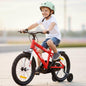 Vroom Bicycle For Kids 16 Inch With 90% Plug And Play For Ease Of Installation, Wide Training Wheels, Adjustable Seat, 4-7yrs, Upto 40kgs - Red