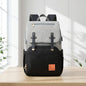 Caramello Smart Premium Diaper Bag for Moms & Dads with USB & Trolley Strap - Black Grey