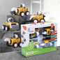 Orapple Rover 4-Piece Mini Construction Vehicle Set for Kids - Yellow Black