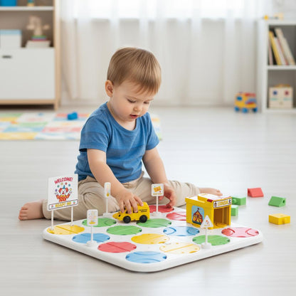 Orapple Carnival - Creative Building Toy with Tracks, Music & Lights, Ideal Gift for Kids 3+ - Multi 1