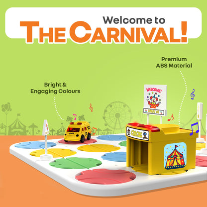 Orapple Carnival - Creative Building Toy with Tracks, Music & Lights, Ideal Gift for Kids 3+ - Multi 1
