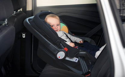Picaboo 4 In 1 Multipurpose Baby Carry Cot Cum Car Seat With Safety Belt - Blue Grey