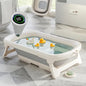 Bubble Double Smart Baby Bath Tub With Smart Water Temperature Plug - Grey White