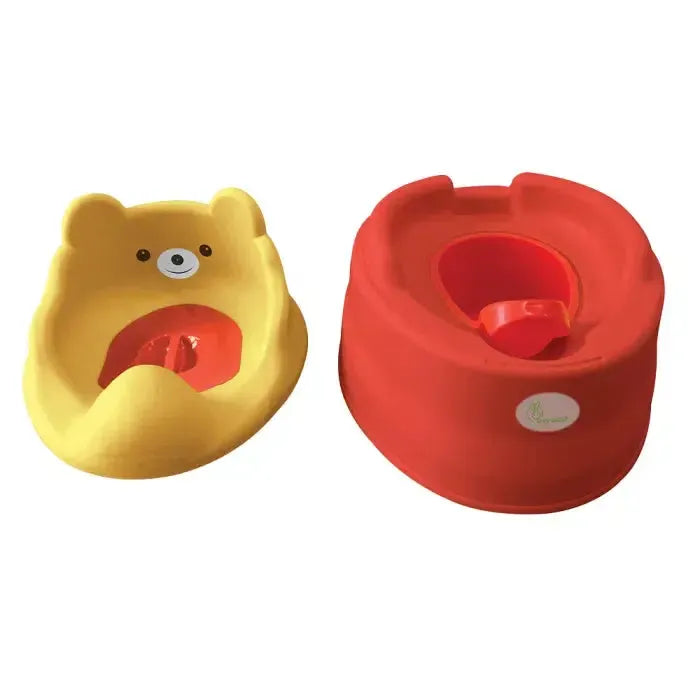 Tiny Tots Potty Seat for Kids - Orange Red