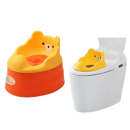 Tiny Tots Potty Seat for Kids - Orange Red