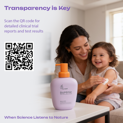 BioMimic Body Lotion for Babies - Daily Moisturising, Non-Greasy 200 ml