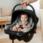 Picaboo 4 In 1 Multipurpose Baby Carry Cot Cum Car Seat With Safety Belt - Black Grey