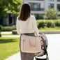 Caramello Tote Multi Purpose Diaper Bag With Spacious Storage - Beige