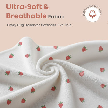 Softkins Washcloth - Ultra-Soft Cotton Baby Washcloth (Pack of 6) - Berry Pink