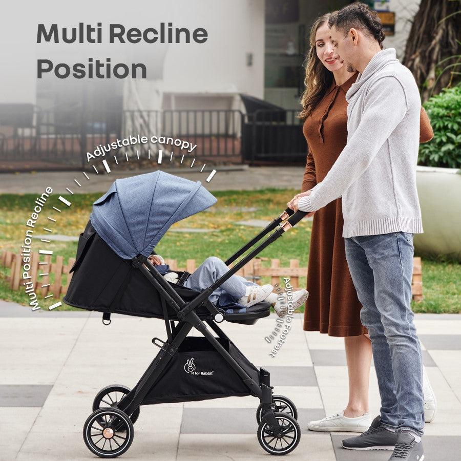 Street Smart Nova Super Comfy Travel Friendly Kids Stroller - Blue Black