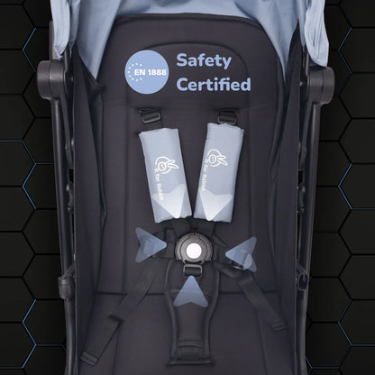 Street Smart Ace Auto Fold Kids Stroller - Blue Black