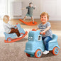 Rock N Ride 3-in-1 Balance Board, Ride On & Rocker for Kids (1-4 Years) - Blue Orange