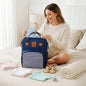 Caramello Regal Diaper Bag Cute & Stylish Diaper Bag For Mom's - Blue Stripes