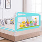 Safari Bed Rail for Baby Easy Install, Anti-Fall Safeguard for Toddler Safety - Blue