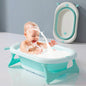 Bubble Double Aqua Baby Bath Tub Compact Fold & Portable - Blue