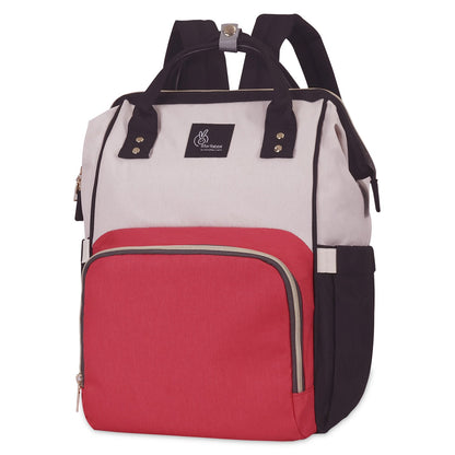 Caramello Diaper Bag Smart and Fashionable Diaper Bag For Moms - Cream Red