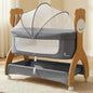 Lullabies Woodsy Manual Baby Cradle - Dark Grey