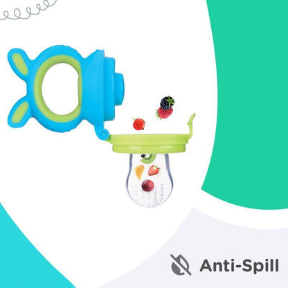 First Feed Bunny Nibbler for Babies - Green-Blue
