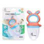 First Feed Bunny Nibbler for Babies - Orange-Blue