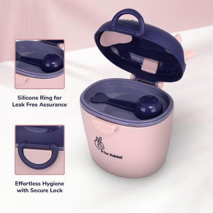 First Feed Crescent Meal Box For Kids BPA-free PP material - Pink
