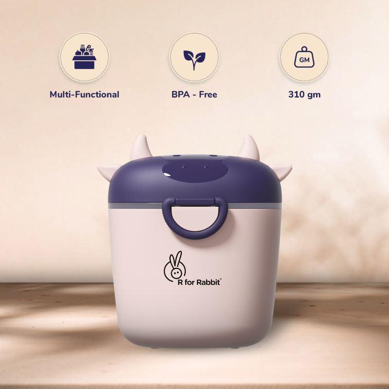 First Feed Crescent Meal Box For Kids BPA-free PP material - Pink