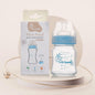 Glass Feeding Bottle 120 ml - Lake Blue