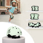 Safe Play Set Kids Helmet, Premium Kids Sports Safety Kit with Helmet & Protective Pads - Green